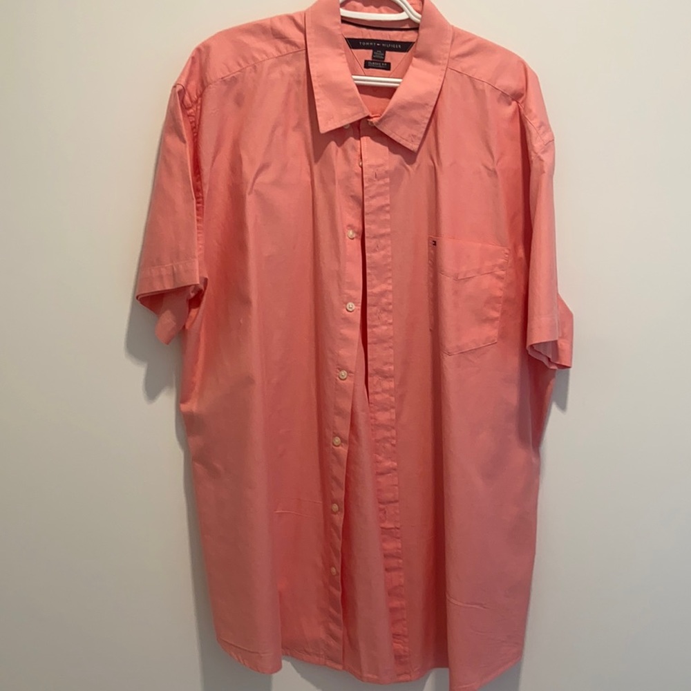 Tommy Hilfiger Pink button down shirt